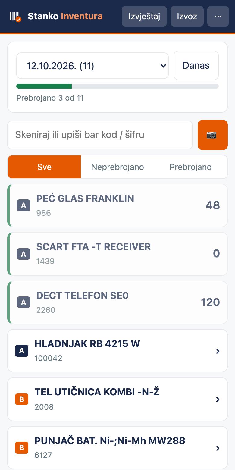 Brojanje na mobitelu